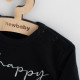 NEW BABY Dojčenské bavlnené body s krátkym rukávom New Baby Be Happy