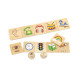 Viga Drevené puzzle Zmysly Viga