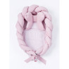 BELISIMA Pletené hniezdočko pre bábätko Velvet Belisima pink