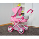 MILLY MALLY Detský kočík pre bábiky Milly Mally Alice Prestige Pink