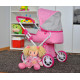 MILLY MALLY Detský kočík pre bábiky Milly Mally Alice Prestige Pink