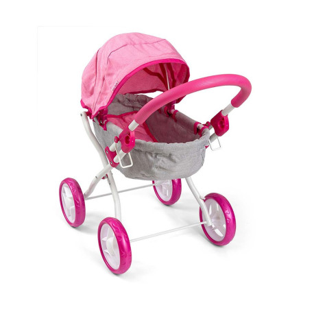 MILLY MALLY Detský kočík pre bábiky Milly Mally Dori Prestige Pink
