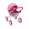 MILLY MALLY Detský kočík pre bábiky Milly Mally Dori Prestige Pink
