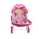 MILLY MALLY Detský kočík pre bábiky Milly Mally Dori Prestige Pink