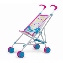 MILLY MALLY Detský golfový kočík pre bábiky Milly Mally Julia Candy