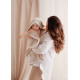 BELISIMA Detská osuška so žinkou a ručníkom Belisima Swaddle béžová