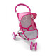 MILLY MALLY Detský golfový kočík pre bábiky Milly Mally Susie Prestige Pink