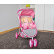 MILLY MALLY Detský golfový kočík pre bábiky Milly Mally Susie Prestige Pink