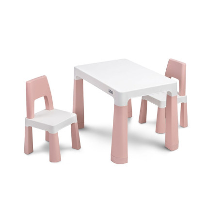TOYZ Súprava detského stola a 2 kresiel Toyz MONTI pink