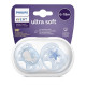 AVENT Dojčenský cumlík Ultrasoft Premium Avent 6-18 mesiacov - 2 ks chlapec