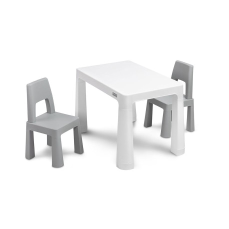 TOYZ Súprava detského stola a 2 kresiel Toyz MONTI grey