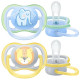 AVENT Dojčenský cumlík Ultra air Pastel  Avent 0- 6 mesiacov - 2 ks chlapec