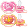 AVENT Dojčenský cumlík Ultra air Pastel  Avent 6- 18 mesiacov - 2 ks dievčatko
