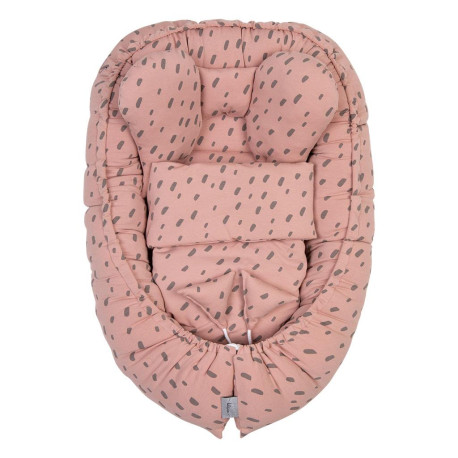 BELISIMA Hniezdočko s perinkou pre bábätko Belisima Soft rose