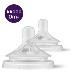 AVENT Náhradný cumlík Avent Natural Response 2  0 + - 2 ks