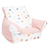 NEW BABY Detské kreslo plnené guličkami New Baby ružová