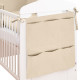 NEW BABY Vreckár na postieľku New Baby Colours beige