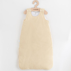 NEW BABY Dojčenský spací vak s výplňou New Baby Colours beige