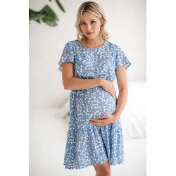 milk & love Tehotenské a dojčiace šaty Lovely Dress milk & love modrá