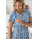 milk & love Tehotenské a dojčiace šaty Lovely Dress milk & love modrá