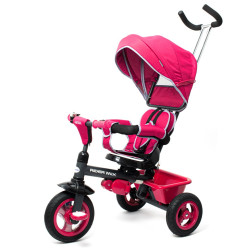 BABY MIX Detská trojkolka Baby Mix 5v1 RIDER 360° ružová (poškodený obal)