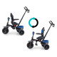 MILLY MALLY Detská trojkolka 6v1 Milly Mally Stanley navy-black