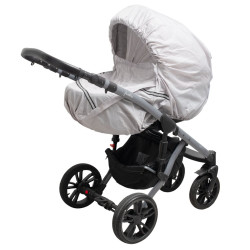 NEW BABY Pláštenka na kočík New Baby Basic sivá