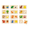 Viga Drevené puzzle Viga Kŕmenie zvierat