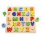 Viga Detské vkladacie puzzle  Viga  Abeceda