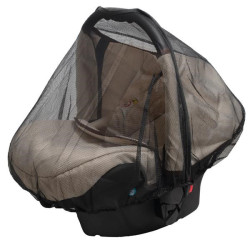 NEW BABY Moskytiéra na autosedačku New Baby Basic čierna