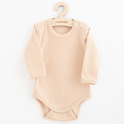 NEW BABY Body s dlhým rukávom New Baby Practical béžová