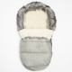 NEW BABY Zimný fusak New Baby Lux Wool grey