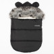 NEW BABY Luxusný zimný fusak s kapucňou s uškami New Baby Alex Fleece black