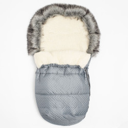 NEW BABY Zimný fusak New Baby Lux Wool graphite