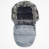 NEW BABY Zimný fusak New Baby Lux Fleece graphite