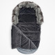 NEW BABY Zimný fusak New Baby Lux Fleece graphite