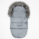 NEW BABY Zimný fusak New Baby Lux Fleece graphite