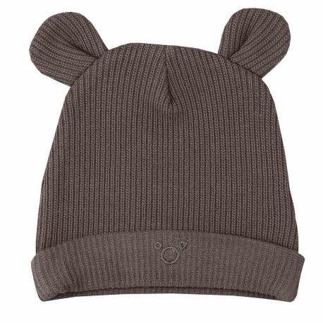 KOALA Dojčenská čiapočka Koala Pure brown