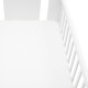 NEW BABY Froté prestieradlo do postieľky New Baby 140x70 cm biela