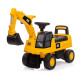 MILLY MALLY Detské odrážadlo rýpadlo so zvukom CAT Excavator Milly Mally žlté