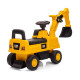 MILLY MALLY Detské odrážadlo rýpadlo so zvukom CAT Excavator Milly Mally žlté