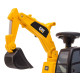 MILLY MALLY Detské odrážadlo rýpadlo so zvukom CAT Excavator Milly Mally žlté