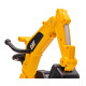 MILLY MALLY Detské odrážadlo rýpadlo so zvukom CAT Excavator Milly Mally žlté
