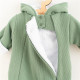 NEW BABY Zimná dojčenská kombinéza s kapucňou New Baby Frosty mint