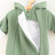 NEW BABY Zimná dojčenská kombinéza s kapucňou New Baby Frosty mint