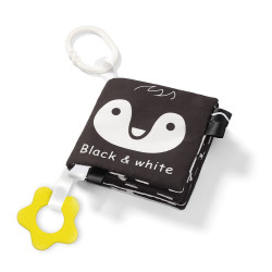BABY ONO Detská senzorická knižka Baby Ono BLACK&WHITE