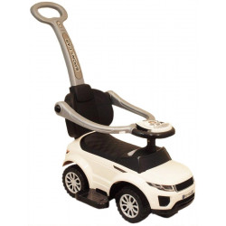BABY MIX Detské hrajúce vozítko 3v1 Baby Mix biele