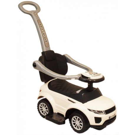 BABY MIX Detské hrajúce vozítko 3v1 Baby Mix biele